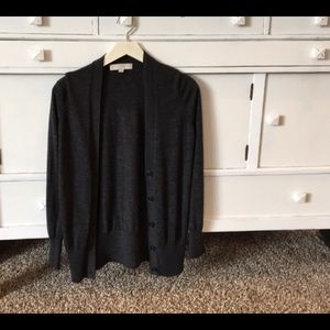Loft cardigan charcoal size small